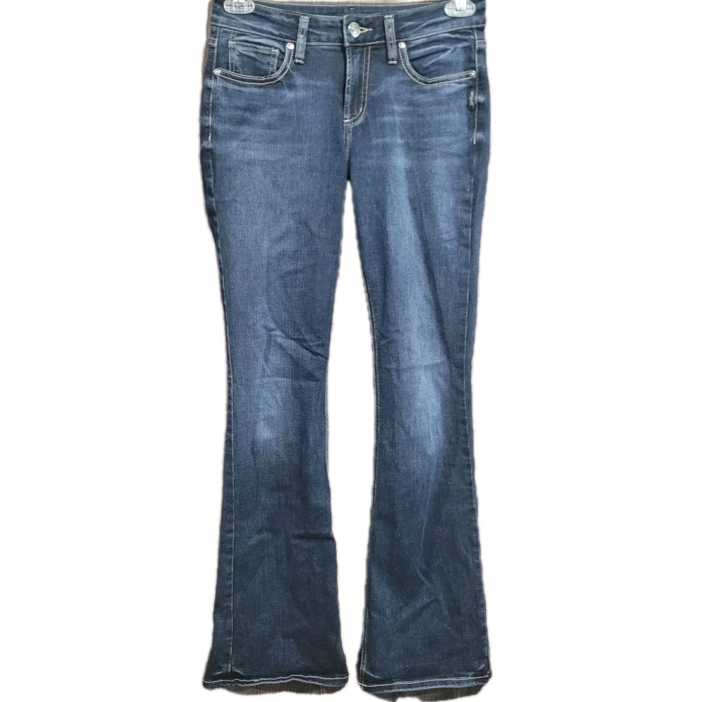 Silver Jeans Suki Bootcut Size 28 x 33 Dark Wash Mid Rise Stretch